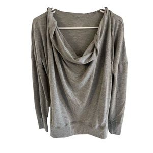 Jones New York Sport Scoop Neck Hoodie Sweatshirt